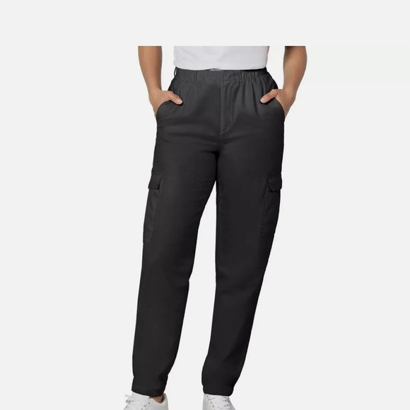 GAP Black Cargo Pants with Elastic Waist. - Picture 1 of 7